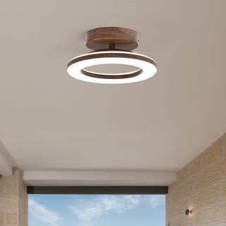 Ceiling LED light modern hallway circular style