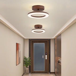 Ceiling LED light modern hallway circular style
