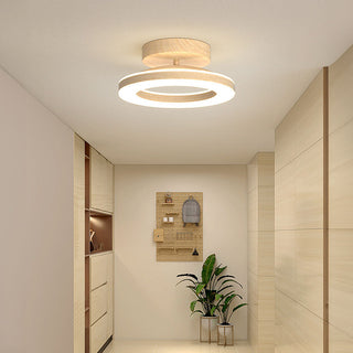 Ceiling LED light modern hallway circular style