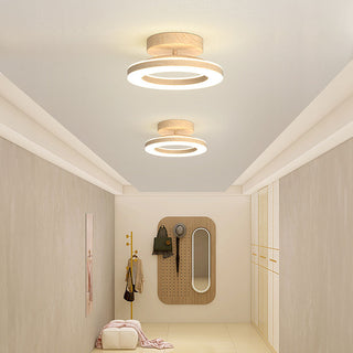 Ceiling LED light modern hallway circular style