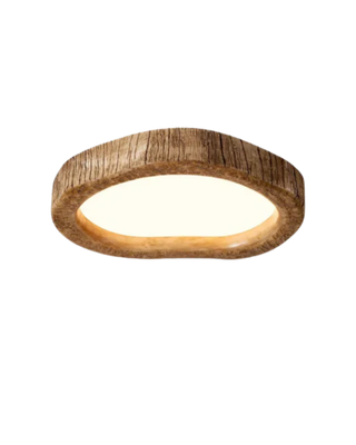 Rustykalne okrągłe minimalistyczne sufitowe światło LED