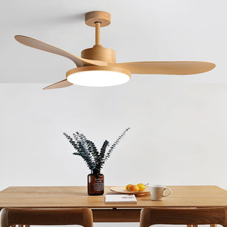 Nowoczesny minimalistyczny wentylator sufitowy LED