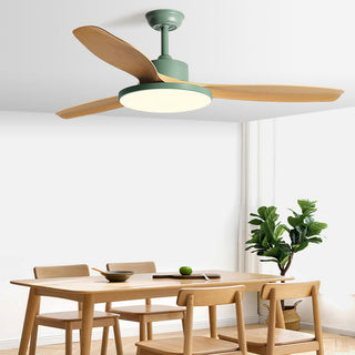 Nowoczesny minimalistyczny wentylator sufitowy LED