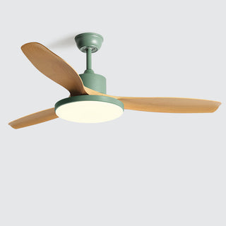 Nowoczesny minimalistyczny wentylator sufitowy LED