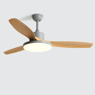 Nowoczesny minimalistyczny wentylator sufitowy LED