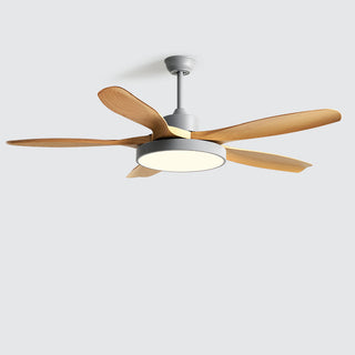 Nowoczesny minimalistyczny wentylator sufitowy LED