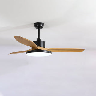 Nowoczesny minimalistyczny wentylator sufitowy LED