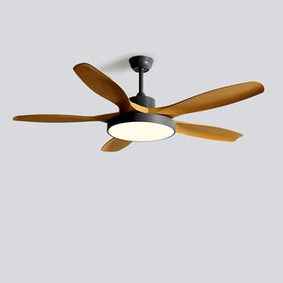 Nowoczesny minimalistyczny wentylator sufitowy LED