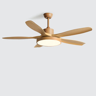Nowoczesny minimalistyczny wentylator sufitowy LED