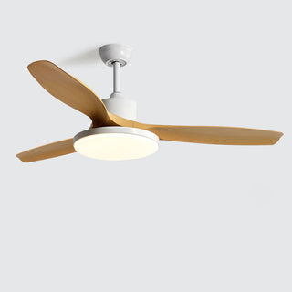 Nowoczesny minimalistyczny wentylator sufitowy LED