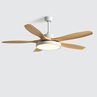 Nowoczesny minimalistyczny wentylator sufitowy LED