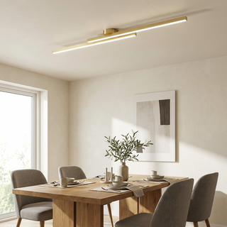 Nowoczesna minimalistyczna liniowa lampa sufitowa LED