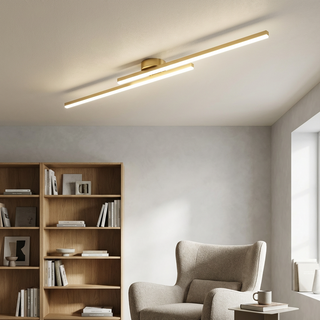 Nowoczesna minimalistyczna liniowa lampa sufitowa LED