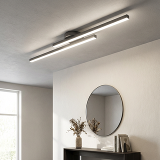 Nowoczesna minimalistyczna liniowa lampa sufitowa LED