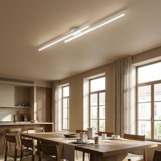 Nowoczesna minimalistyczna liniowa lampa sufitowa LED