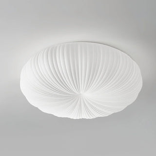Modern LED ceiling lamp Japandi design in shell style