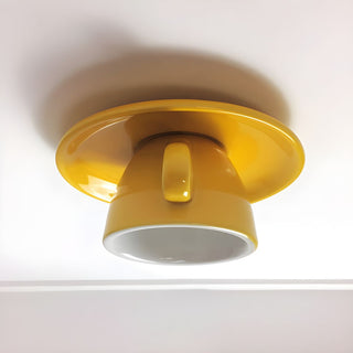 Stropní lampa retro dekorativní přisazená