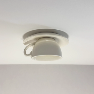 Stropní lampa retro dekorativní přisazená