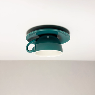 Stropní lampa retro dekorativní přisazená