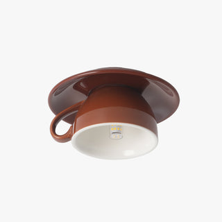 Stropní lampa retro dekorativní přisazená