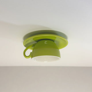 Stropní lampa retro dekorativní přisazená