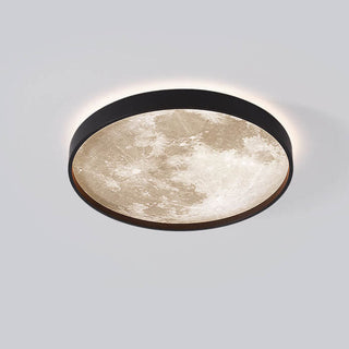 Nordic round moon LED ceiling light