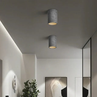 Stropní světlo minimalistický válcový LED