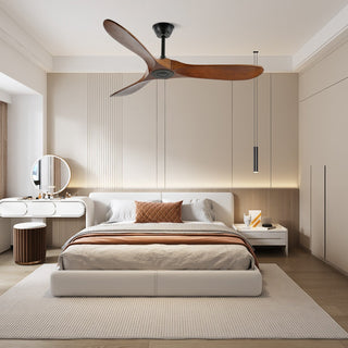 Stropní ventilátor moderní tichý letní design