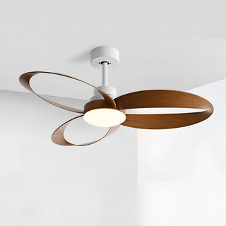 Nowoczesny minimalistyczny wentylator sufitowy z oświetleniem LED