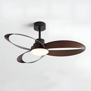 Nowoczesny minimalistyczny wentylator sufitowy z oświetleniem LED