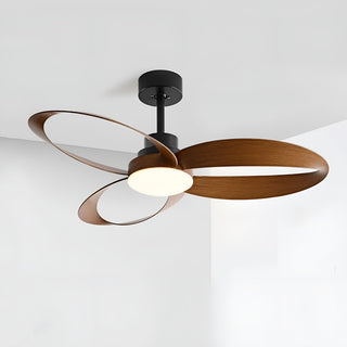 Nowoczesny minimalistyczny wentylator sufitowy z oświetleniem LED
