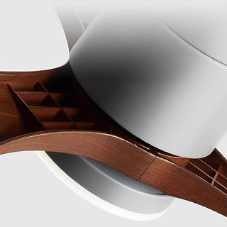 Stropní ventilátor se světlem moderní nordický minimalistický design