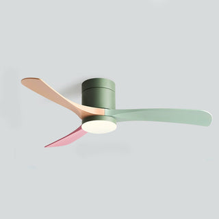 Stropní ventilátor se světlem moderní nordický minimalistický design