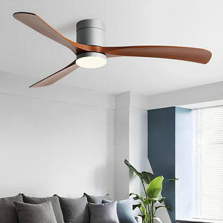 Stropní ventilátor se světlem moderní nordický minimalistický design