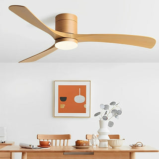 Stropní ventilátor se světlem moderní nordický minimalistický design