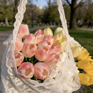 Světelná dekorace romantické tulipány LED pro dekoraci ložnice
