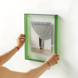 Transparentní fotorámeček moderní minimalistický do interiéru