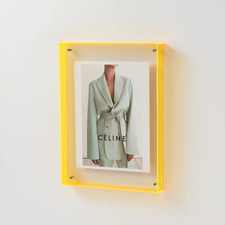 Transparentní fotorámeček moderní minimalistický do interiéru