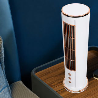Věžový ventilátor tichý přenosný minimalistický