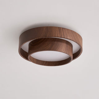 LED Stropní Svítidlo Z Ořechu | Moderní LED Lampa