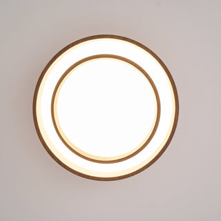 LED Stropní Svítidlo Z Ořechu | Moderní LED Lampa
