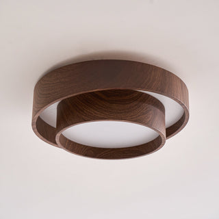 LED Stropní Svítidlo Z Ořechu | Moderní LED Lampa