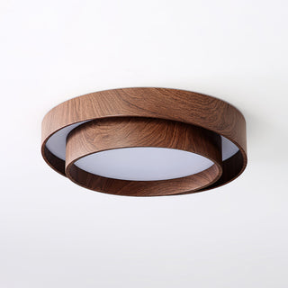 LED Stropní Svítidlo Z Ořechu | Moderní LED Lampa