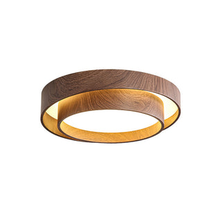 LED Stropní Svítidlo Z Ořechu | Moderní LED Lampa