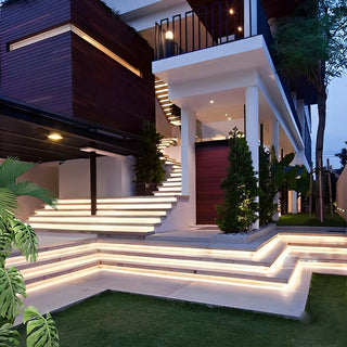 Venkovní LED světelný pás moderní vestavěný