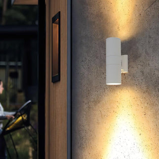 Venkovní nástěnná LED lampa moderní cylindr