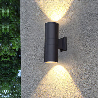 Venkovní nástěnná LED lampa moderní cylindr
