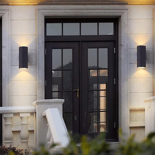 Venkovní nástěnná LED lampa moderní cylindr