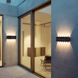 Venkovní nástěnné LED světlo černé moderní