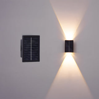 Venkovní nástěnné LED světlo černé moderní
